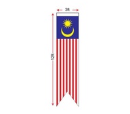 Bendera Malaysia Flag 3 x 12ft [Ready Stock]