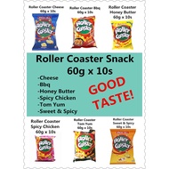 Roller Coaster Snack 6 Flavour 60g x 10PACK