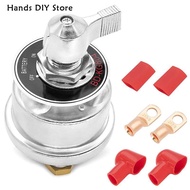 Hands DIY Store สวิตช์ตัดการเชื่อมต่อแบตเตอรี่กระแสสูง12-48V DC สวิตช์ตัดไฟแบตเตอรี่ Isolator สวิตช์ตัดไฟแบตเตอรี่สวิตช์ตัดการเชื่อมต่อแบตเตอรี่สำหรับรถยนต์