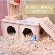 Hamster Hideout Wooden Chamber 1 2 3 Room