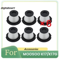 6 PCS HEPA Filter for  K17/K17G Sweeper Accessories Cleaner Parts Replacement