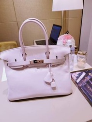 𝓐𝓶𝓲𝓵𝔂 Hermes 愛馬仕 birkin 30 swift 柏金 包 Birkin 柏金包 銀扣 粉 嬰兒粉 櫻花粉