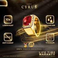 BUY 1 FREE 1 GIFT Emrys Premium Ring CYRUS Real Titanium Anti-Rust Titanium Ring for Men and Women