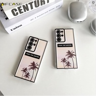 For Vivo Y15 Y15s Y15a Y97 Y95 Y91 Y90 Y81 Y71 Phone Case ins Coconut Tree Trees Landscape Cloud Clouds Sunset Summer Artistic Soft Silicone Casing Cases Case Cover