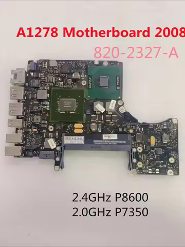 Original A1278 Logic Board For Macbook 13" A1278 Motherboard 2.0GHz P7350 2.4GHz P8600 820-2327-A 66