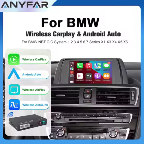 Wireless CarPlay Android For BMW CIC NBT System For BMW 1 2 3 4 5 6 7 Series X1 X3 X4 X5 X6 MINI F56