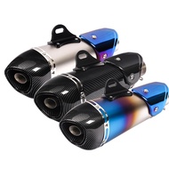 Motorcycle Exhaust Pipe Universal Exhaust Muffler For Z900 MT09 FZ6 G310GS CB650F 51MM Universal Muf