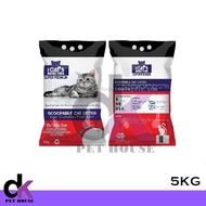 Icats Super Premium Clumping Scoopable Charcoal Cat Litter 5KG 8L Pasir Kucing
