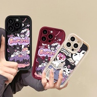 Sanrio Good Luck Cute Kuromi Casing For OPPO R11 R11S R15 R17 Pro FIND X3 X5 PRO Cartoon Soft Cover Silicone Couple Shockproof INS Case Creative Phone Case