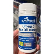[🇸🇬Stock] Good Health Omega 3 Fish Oil 1000 mg Exp:2027