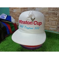 TOPI HAT CAP VINTAGE USA DAYTONA WINSTON CUP