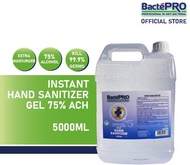 Bactepro Medicated Hand Sanitizer Gel 75% alcohol - 5000ml