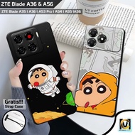 Latest ZTE Blade A56 & ZTE Blade A36 Case 2025 Shincan Motif | SoftCase HP ZTE Blade A56 | ZTE Blade
