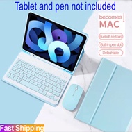 Bluetooth Keyboard Case with Built-in Pen Slot Detachable Magnetic Keyboard Soft Cover For iPad 10th Generation 10.2'' iPad 7th 8th 9th Gen 10.9'' Air4/Air5 Pro 11