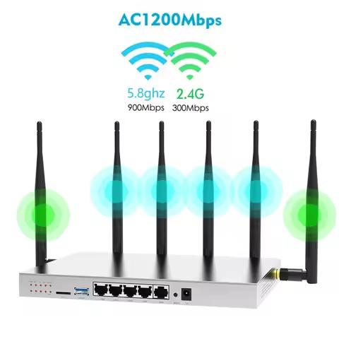 WG3526 4G Router SIM Card Wireless Wifi 1000mbps 4g Modem Gigabit LAN Dual Band 2.4Ghz 5Ghz USB3.0 6
