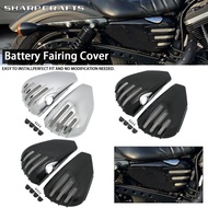 Motorcycle Accessories Battery Side Fairing Covers For Harley Davidson 2004-2013 Sportster XL 1200 8