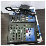 Yamaha F4BT 4 Channel Professional Mixer MP3 player with USB port, Bluetooth (Black)