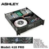 Power Ashley 418 Pro Original Amplifier 4 Channel Class H