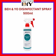 (Ready Stock) Beh & Yo Disinfectant Spray 500ml Deodorizes and Disinfects Kill Bacteria Craftsboydiy