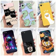 Vivo Y71 Y71A Y71i 1724 1801 1801i Cute Cat Dinosaur Astronaut Cartoon Casing VivoY71 Y 71 71i 71A 4G Soft Silicon Jelly Phone Case
