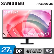 【Samsung 三星】S27D706EACS7 27型 UHD IPS 螢幕顯示器 S7