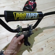 paketan stang stir trail busa  stang protaper dan adaptor yamaha untuk semua jenis bebek dan matic y