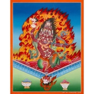 開悟之光 拉胡拉唐卡畫