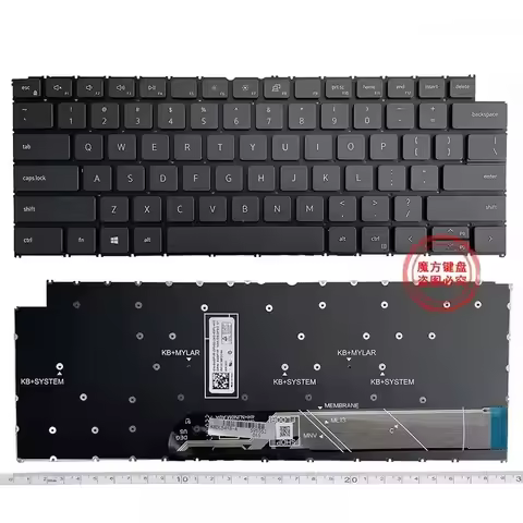 New US Keyboard Backlight for DELL Inspiron 14 7420 7425 7415 7430 7435 2-in-1 P161G Laptop Black Ke