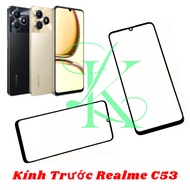 Laminated glass on screen for Realme C53, laminated glass for realme c53