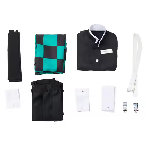 Demon Slayer Cosplay Tanjiro Nezuko Cosplay Kids Shinobu Costume Japanese Anime Cartoon Halloween Co