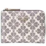 Kate Spade Spade Flower Small L-Zip Wallet - Black Multi KK894
