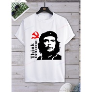 ย้อนยุคCuba Che Guevara Portrait Ii T Shirt Fidel  Nostalgia Leisure Graphic Short Sleeve O-neck Lei