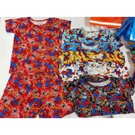 cotton spandex Tshirt terno short for 6-7year old boy
