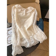 Women's ruffle collar lace shirt 5529 TK