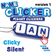 Keyboard Fidget Clicker Fidget Toy with Ballchain