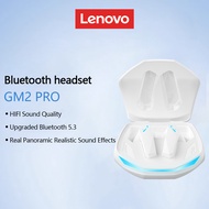 Lenovo GM2 Pro  Fon Telinga Tanpa Wayar Lenovo GM2 Pro Earbuds Bluetooth Berkualiti Tinggi TWS Gamin