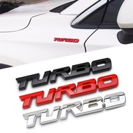 CAR Metal Turbo Emblem Logo Sticker 3D Word Decoration Badge Body Sticker ativa hrv civic myvi saga