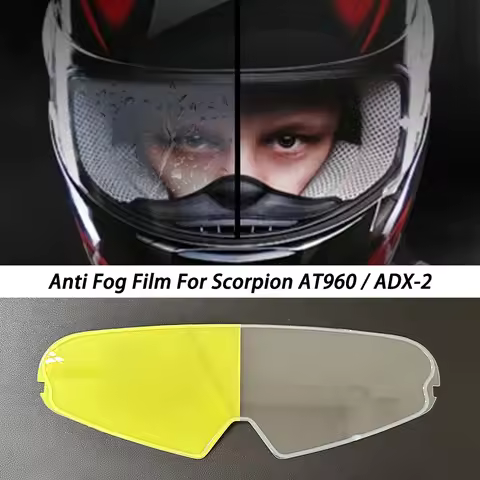 Motorcycle Helmet Visor Anti Fog Film For Scorpion AT960 ADX-2 Visor Clear Anti-Fog
