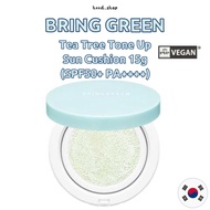 [Bring Green] Tea Tree Tone Up Sun Cushion 15g (SPF50+ PA++++)  / Physical Sunscreen