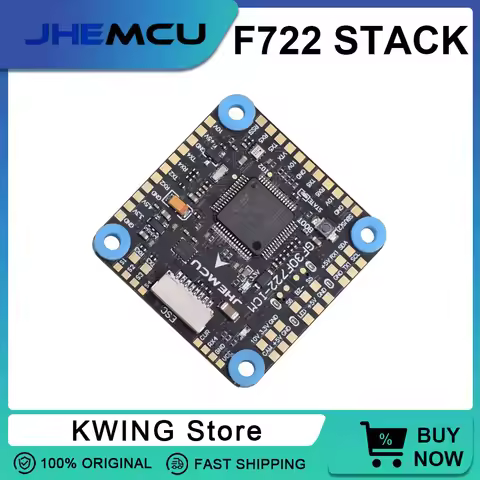 JHEMCU F722 Stack 55A GF30F722-ICM F7 Flight Controller RuiBet 45A/55A 4INI 3-6S ESC F722 Flight Con