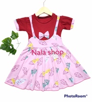 DRES ANAK MODEL KODOK 1-3 TAHUN//BAJU DRES KODOK ANAK PEREMPUAN 1-3 TAHUN//SEPATU DAN PAKAIN WANITA/
