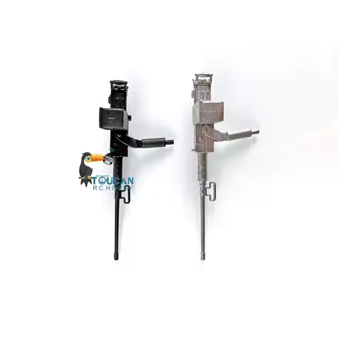 Metal Machine Gun For Heng Long 1/16 3898 Sherman 3918 M1A2 Abrams M26 Pershing Walker Bulldog RC Ta