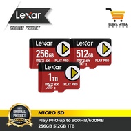 MicroSd Lexar Play Pro MicroSDXC EX Express Card UHS-I V30 256GB 512GB 1TB- micro SD 256 GB 512 GB 1