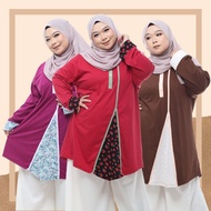 Women Blouse Muslimah/Tshirt Muslimah PLUSSIZE Raesya - size XS, S, M, L, XL, 2XL, 3XL, 4XL, 5XL, 6X