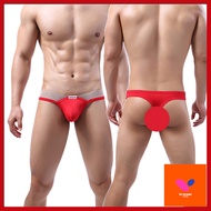 Semi-transparent Waistband Mens Thong Men Underwear Bikini Men G String