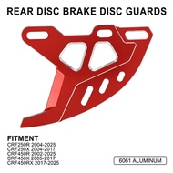 Rear Brake Disc Guard For CRF250R CRF250X CRF450R CRF450X CRF450RX Motorcycle Accessories