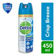 Dettol Disinf Spray Crisp Breze 450ml