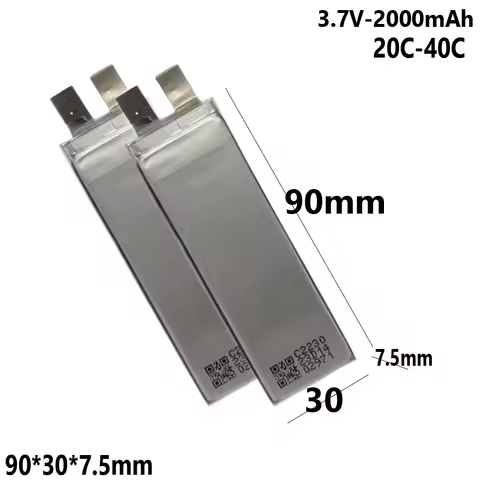 1-12PCS 3.7V 20C High Rate Lithium Polymer Cell for Model Aircraft Car Models or Unmanned Aerial Cel