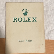 ROLEX 勞力士 1972年說明書（適合1570或前機芯）