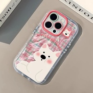 HP Fancy Dog CheckeredGirl Casing Realme C75X C71 C85 Pro C75 Note 70 C65 10 Pro 5G 9 Pro+ Narzo 50I
